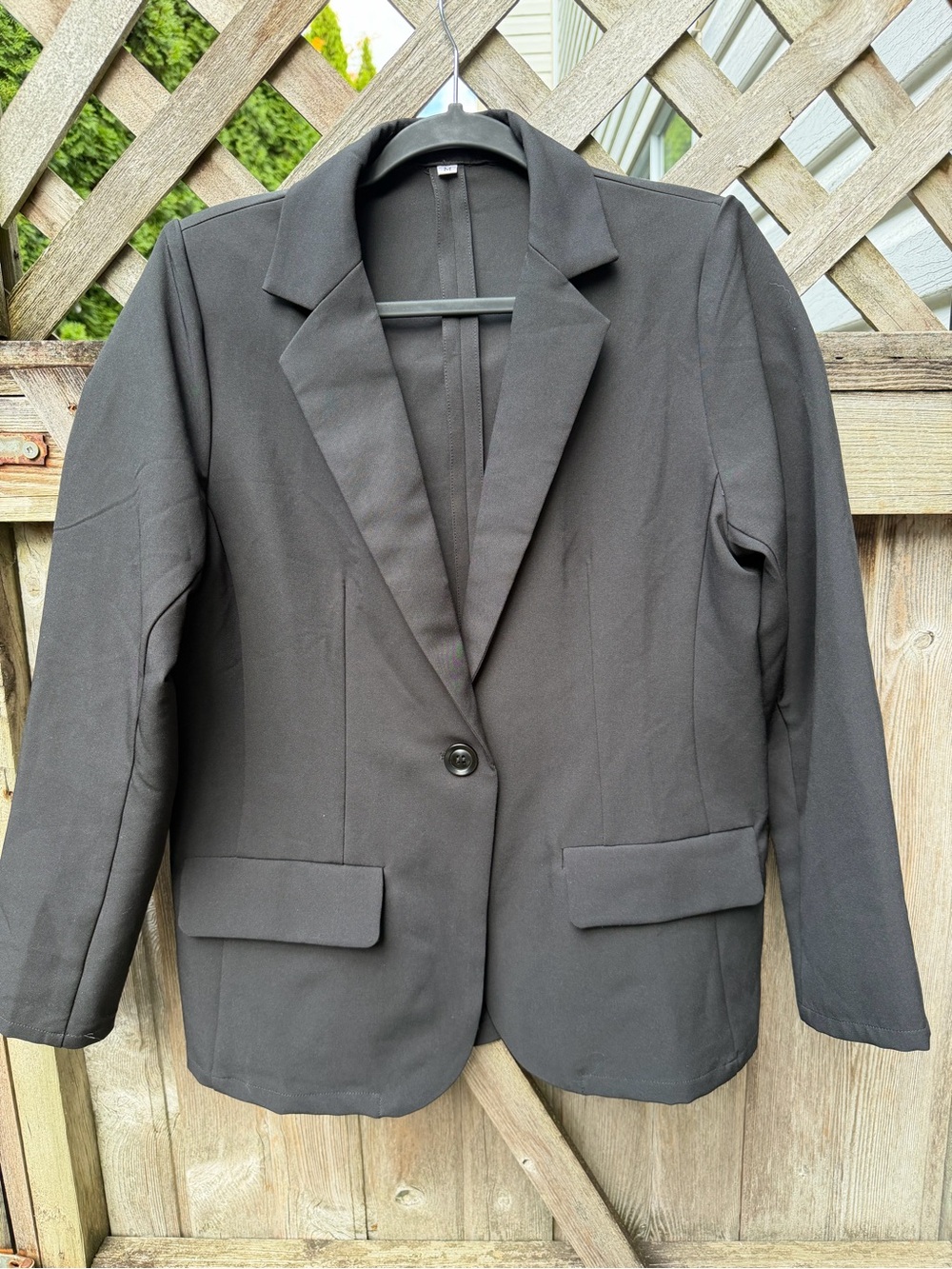 Classic Black Women's Tailored Blazer